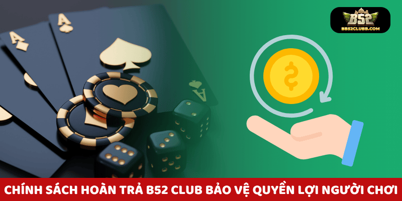 Chính sách hoàn trả B52 Club bảo vệ quyền lợi người chơi